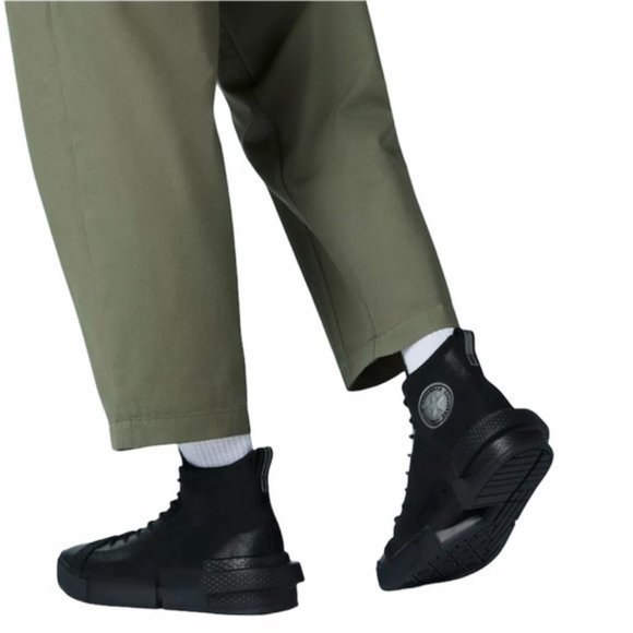 💖MEGA SALE💖Converse 169459C ALL STAR DISRUPT CX High Suede Canvas Black Women - Picture 10 of 13